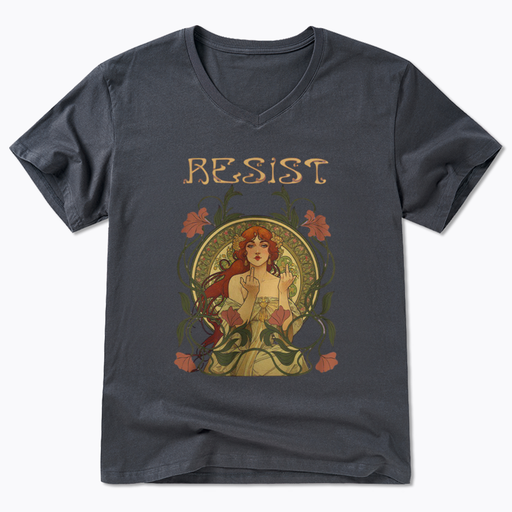Resist V-Neck Classic T-Shirts