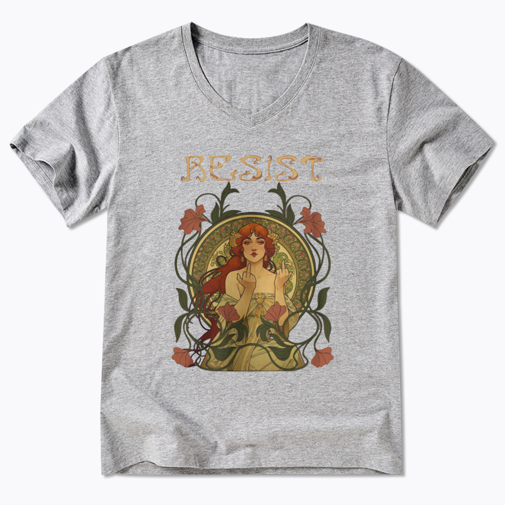Resist V-Neck Classic T-Shirts