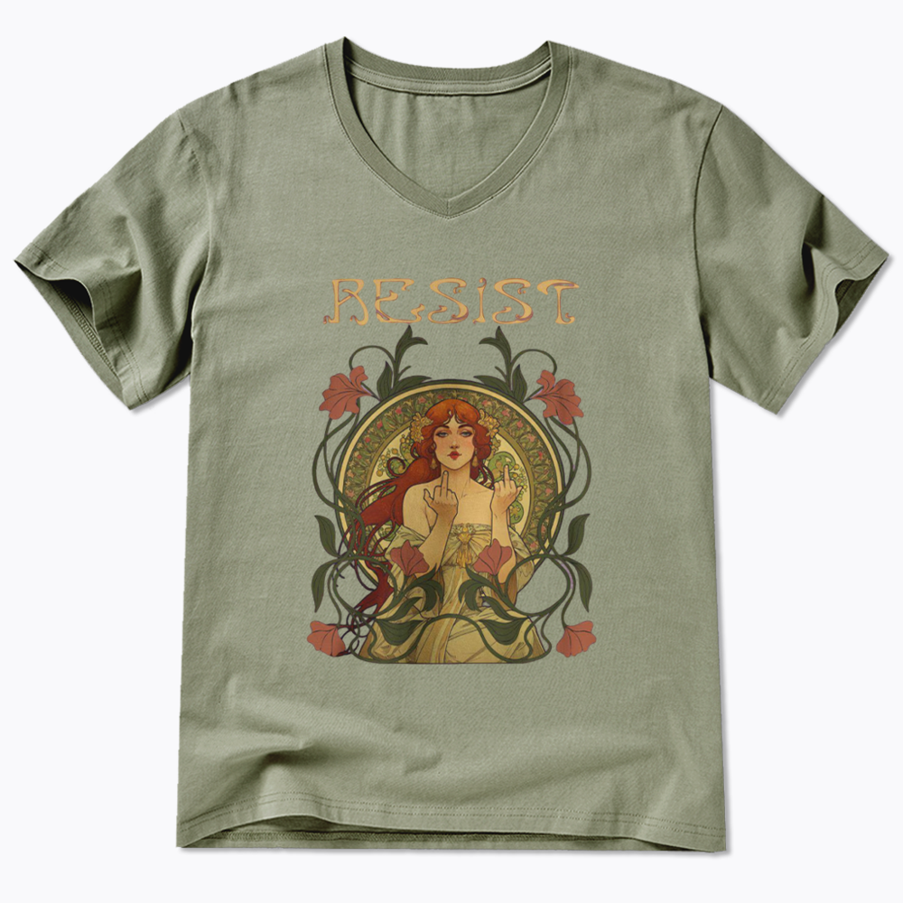 Resist V-Neck Classic T-Shirts
