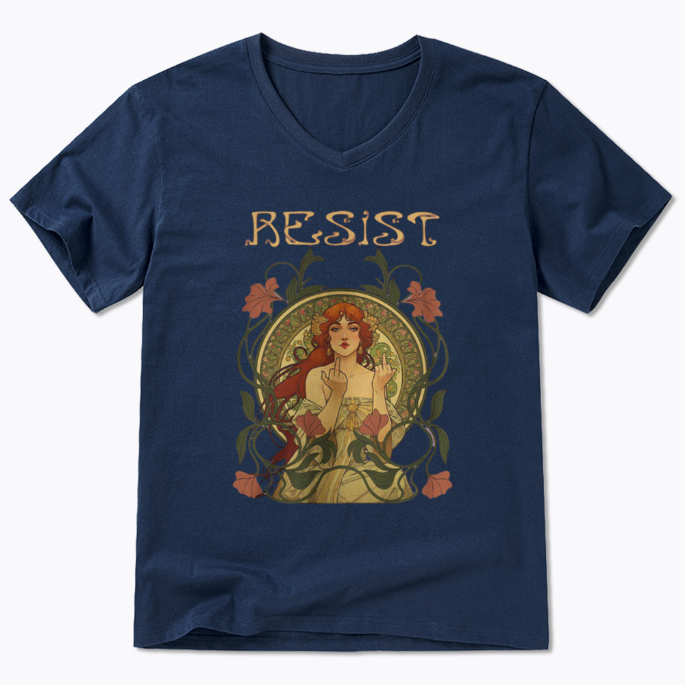 Resist V-Neck Classic T-Shirts