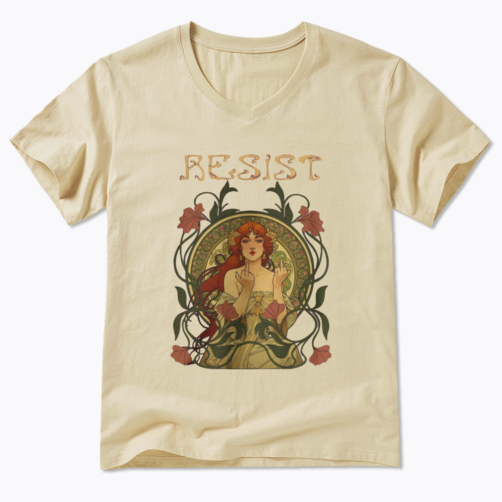 Resist V-Neck Classic T-Shirts