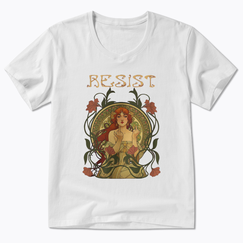 Resist V-Neck Classic T-Shirts