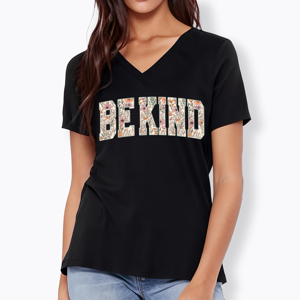 Be Kind Choose Kindness V-Neck Classic T-Shirt