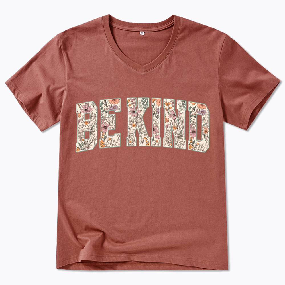 Be Kind Choose Kindness V-Neck Classic T-Shirt