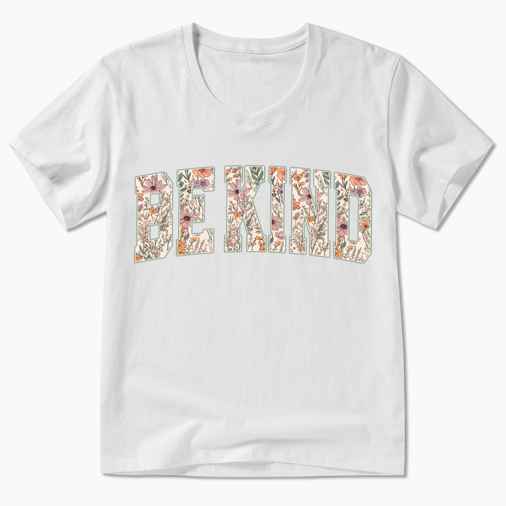 Be Kind Choose Kindness V-Neck Classic T-Shirt