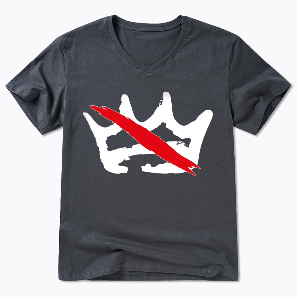 No Kings V-Neck Classic T-Shirts