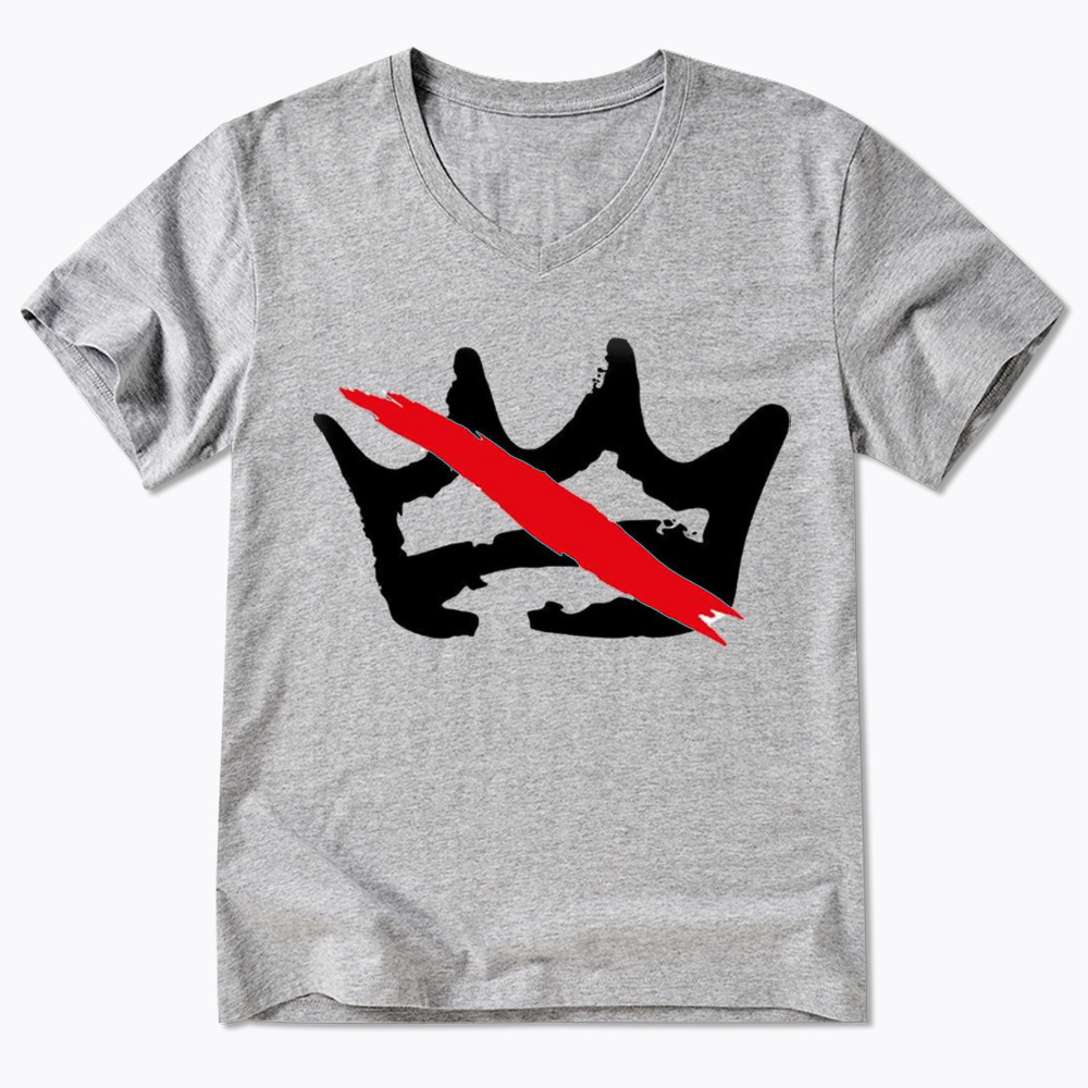 No Kings V-Neck Classic T-Shirts