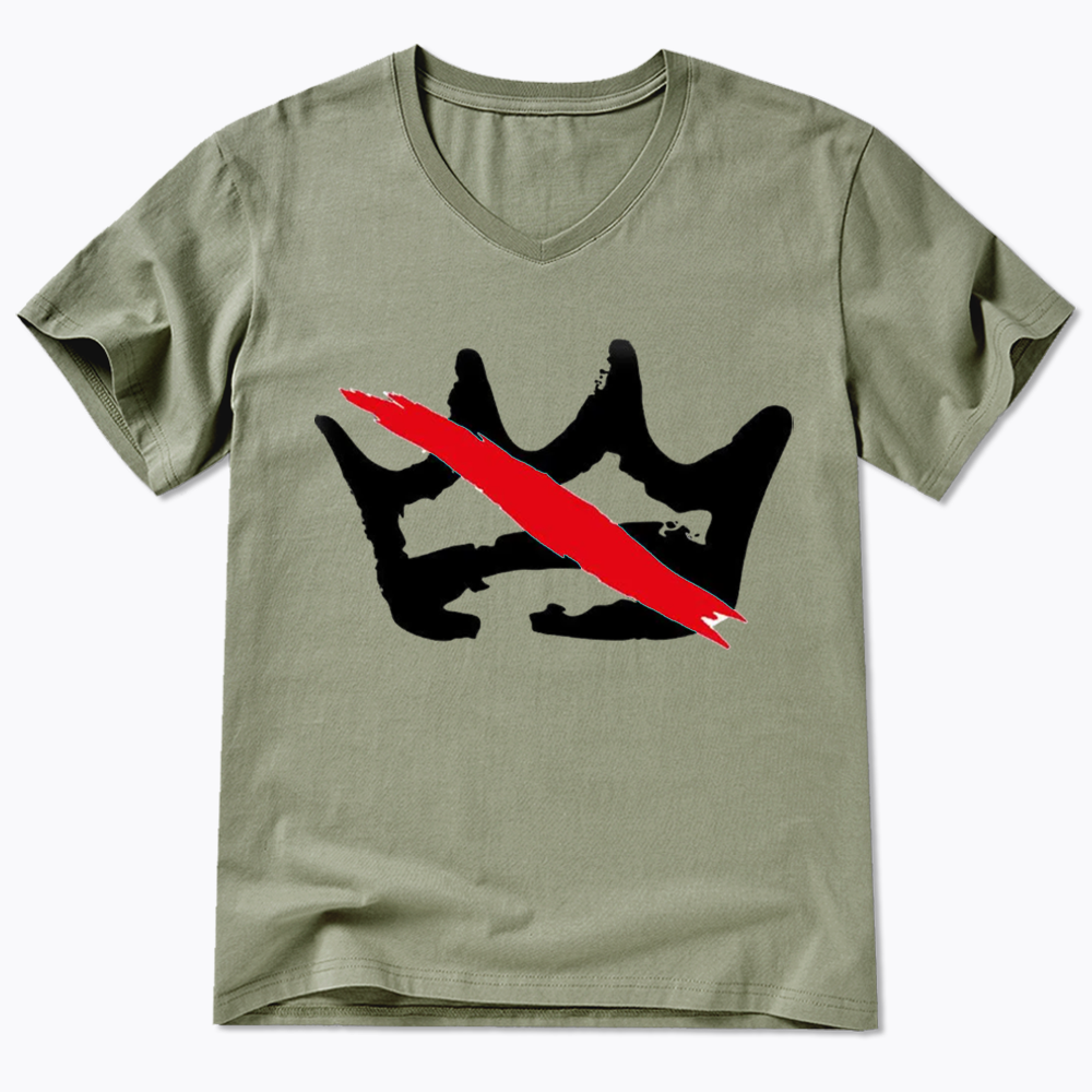 No Kings V-Neck Classic T-Shirts