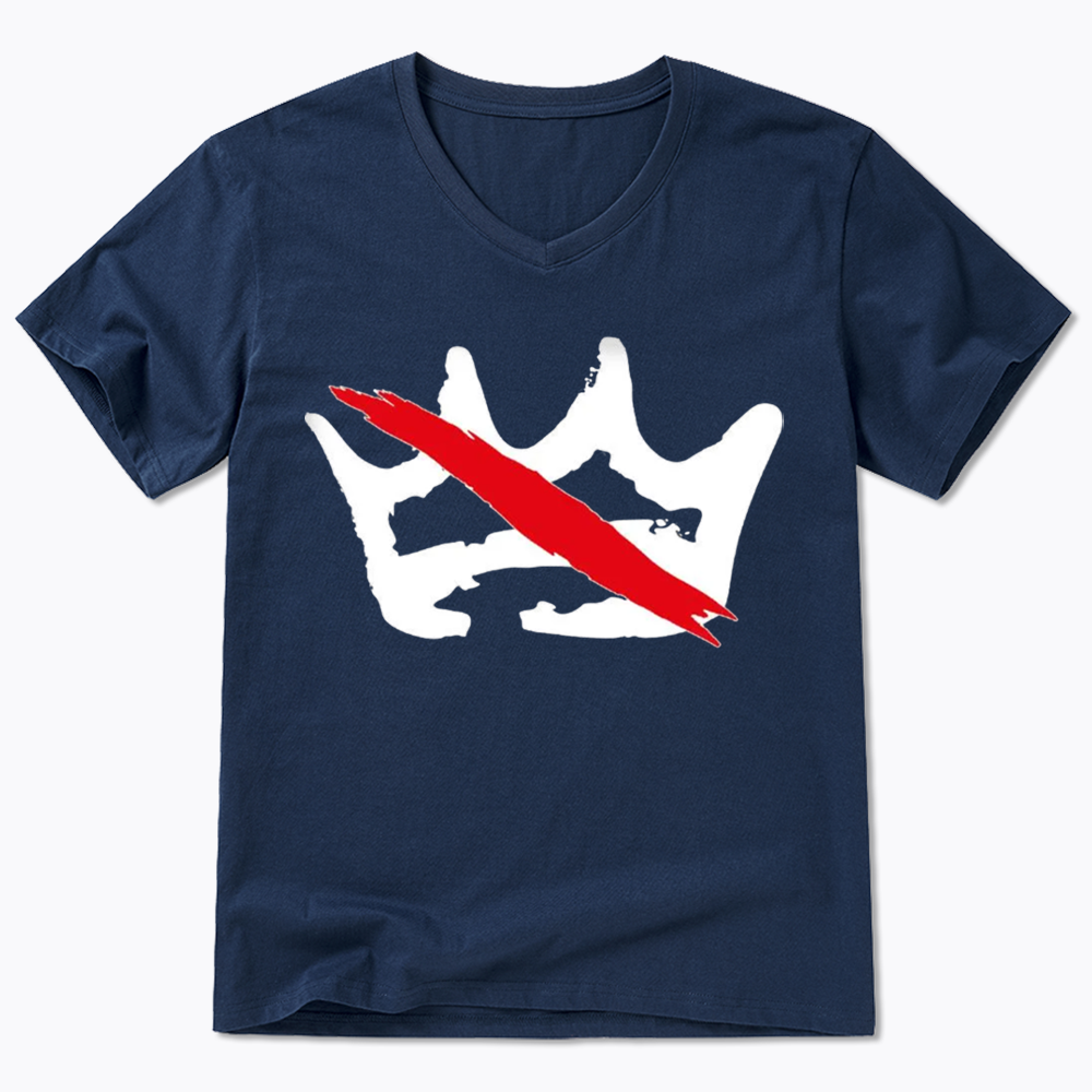 No Kings V-Neck Classic T-Shirts