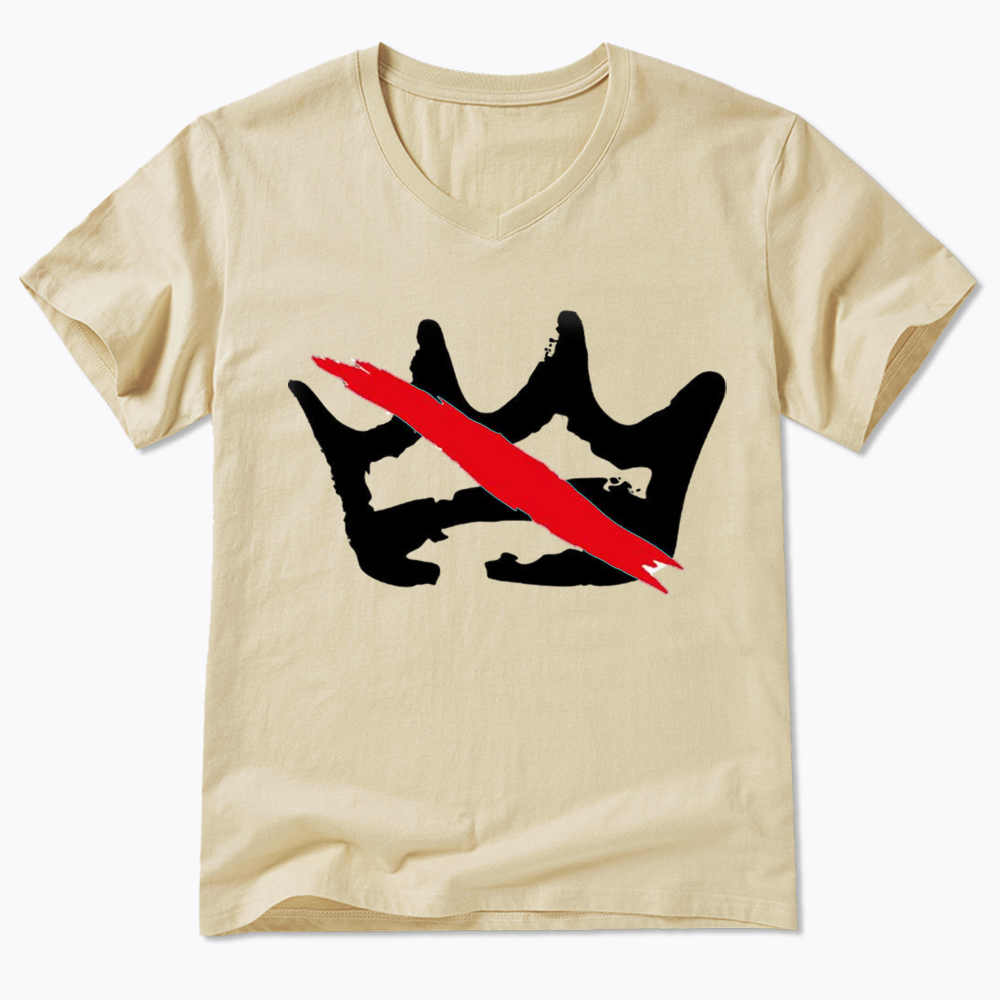No Kings V-Neck Classic T-Shirts