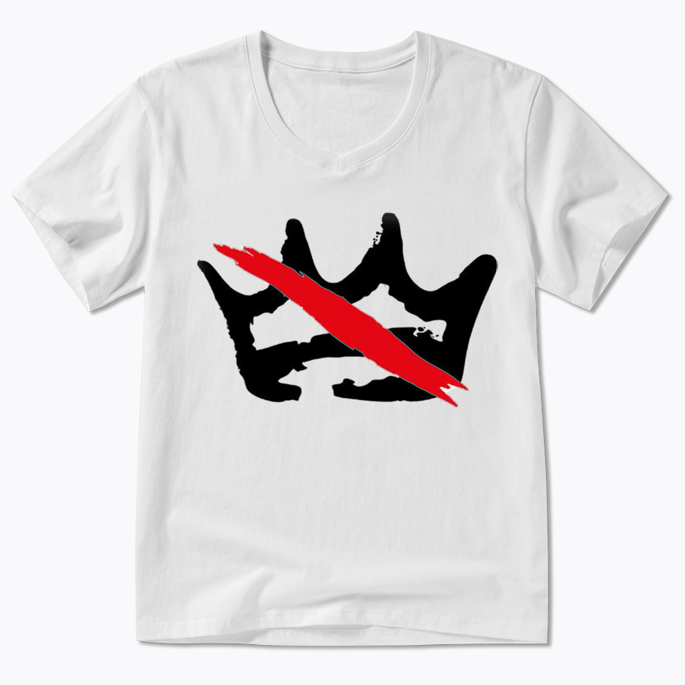 No Kings V-Neck Classic T-Shirts