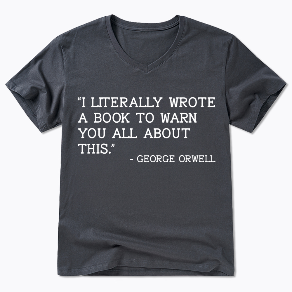 I Literally Wrote a Book to Warn You All About This V-Neck Classic T-Shirt