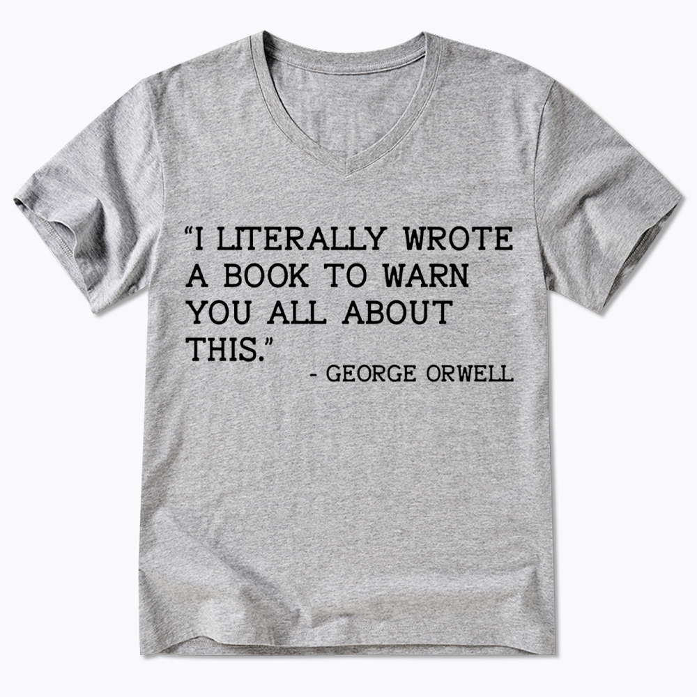 I Literally Wrote a Book to Warn You All About This V-Neck Classic T-Shirt