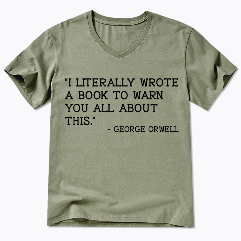 I Literally Wrote a Book to Warn You All About This V-Neck Classic T-Shirt