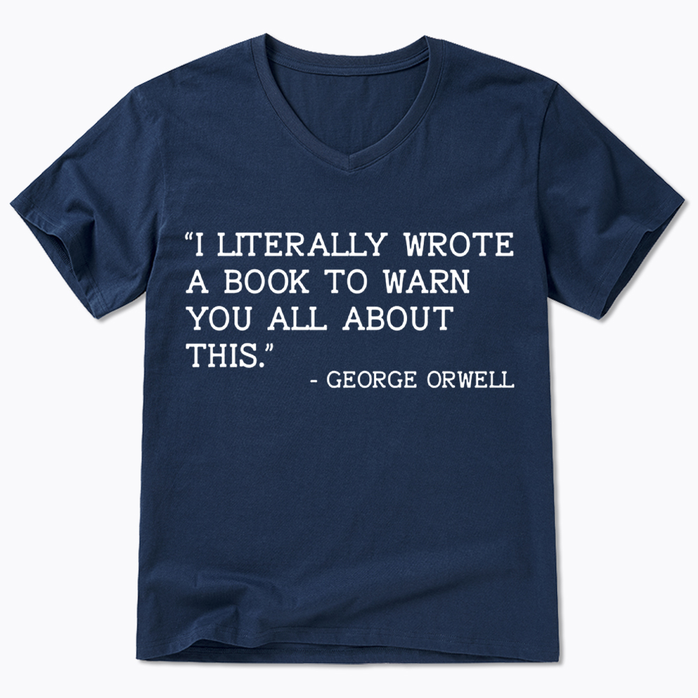 I Literally Wrote a Book to Warn You All About This V-Neck Classic T-Shirt