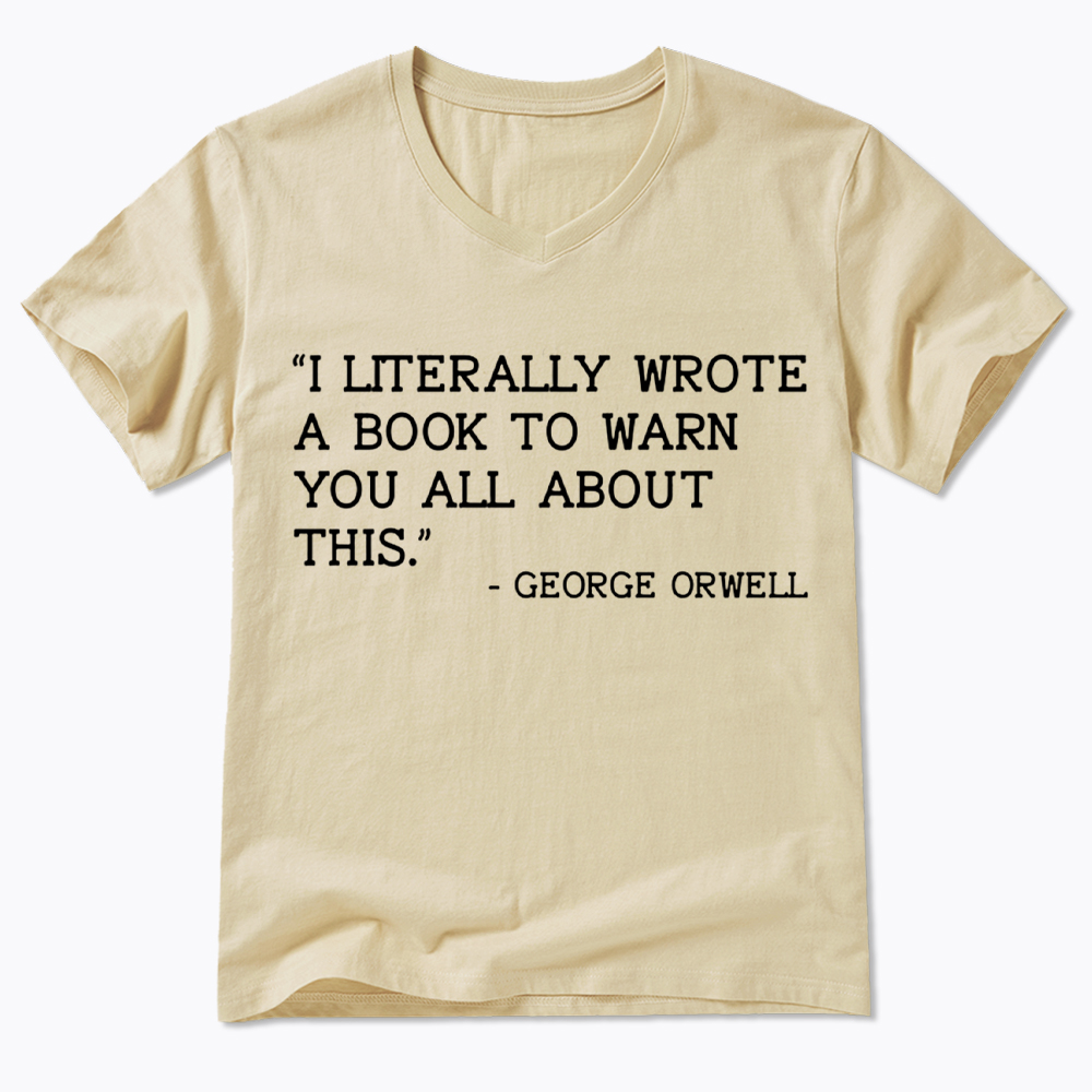 I Literally Wrote a Book to Warn You All About This V-Neck Classic T-Shirt