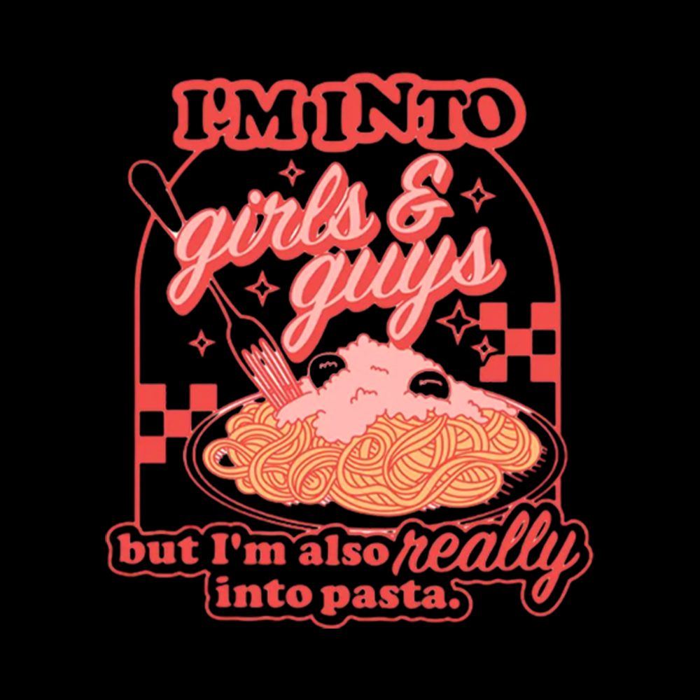 Girls Guys And Pasta Classic T-Shirt