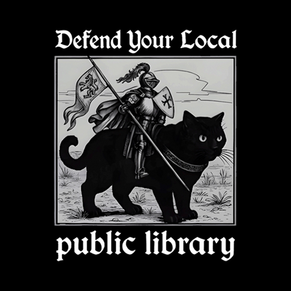 Defend Your Local Public Library Washed T-Shirt