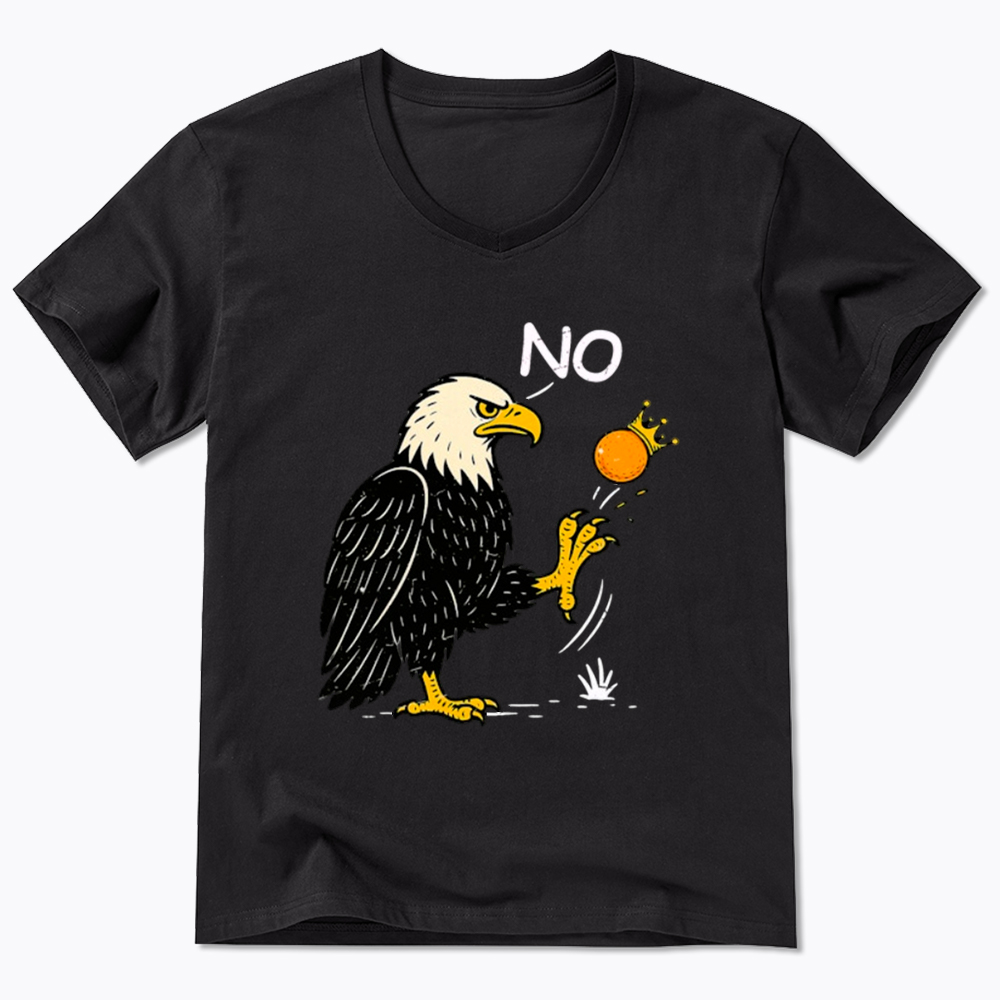 Funny No Kings V-Neck Classic T-Shirt