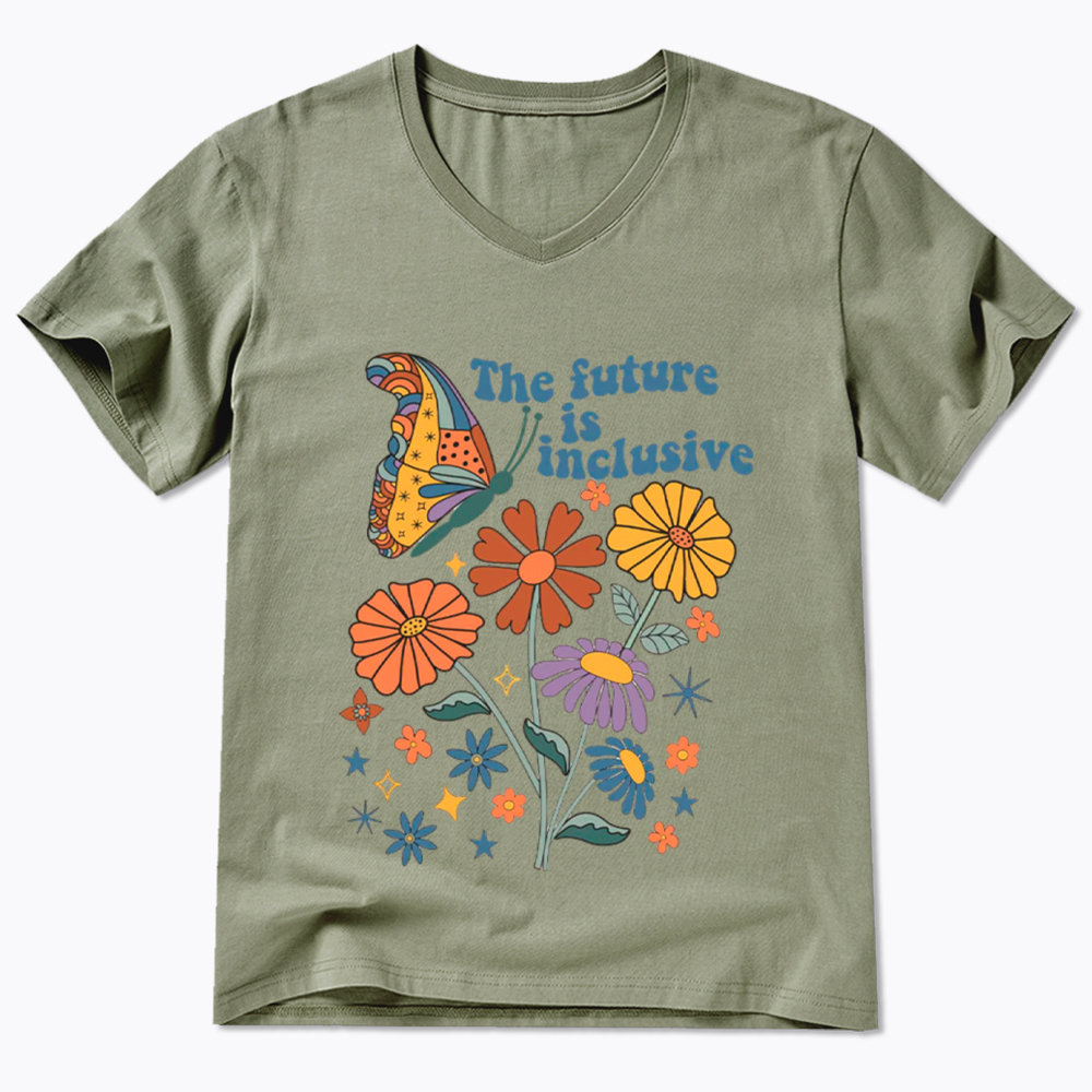 The Future is Inclusive V-Neck Classic T-Shirt