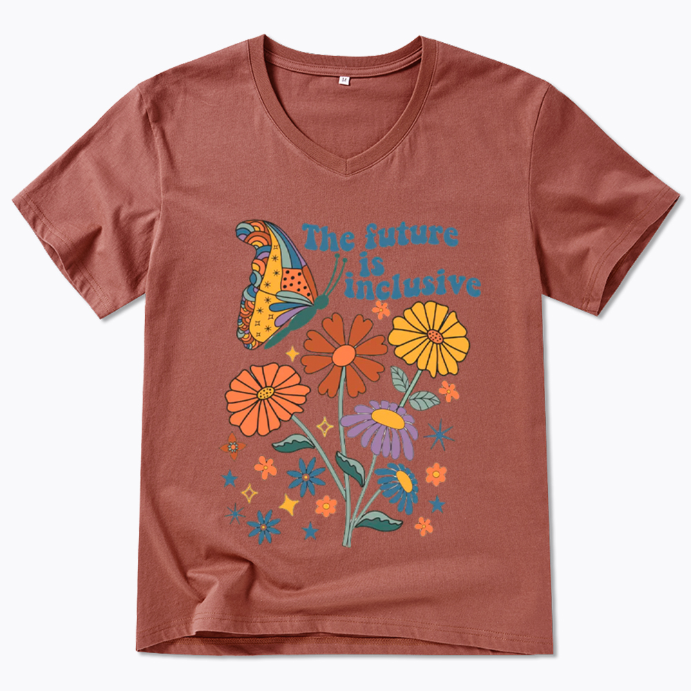 The Future is Inclusive V-Neck Classic T-Shirt