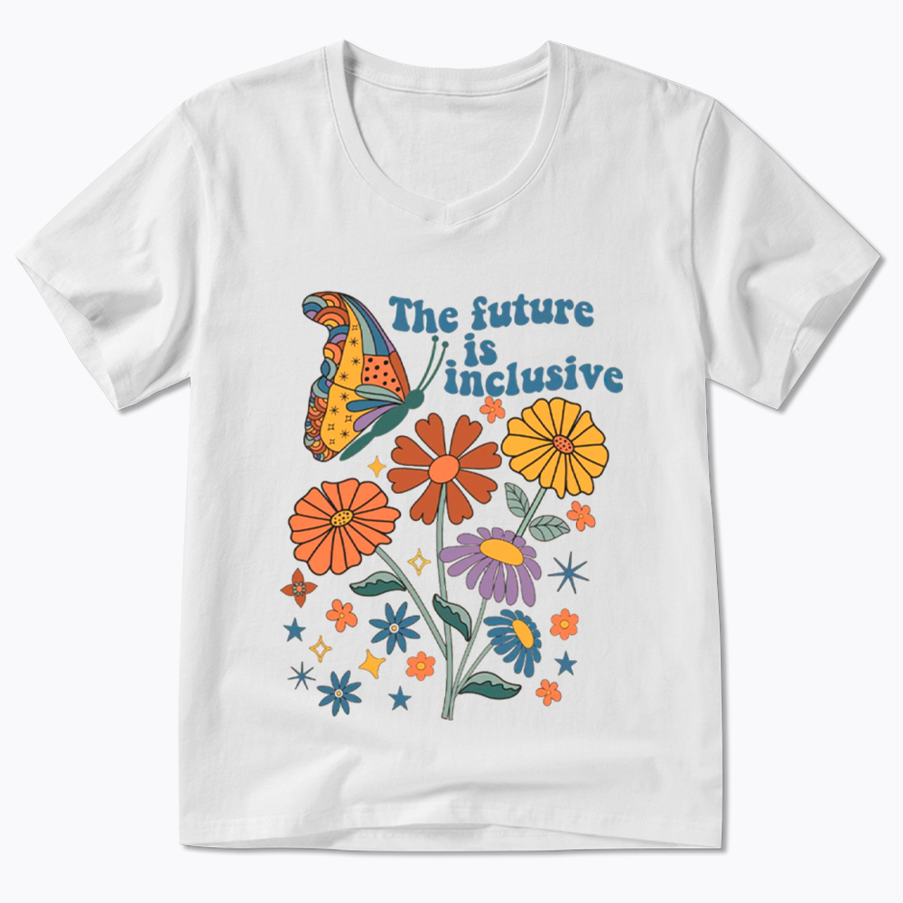 The Future is Inclusive V-Neck Classic T-Shirt