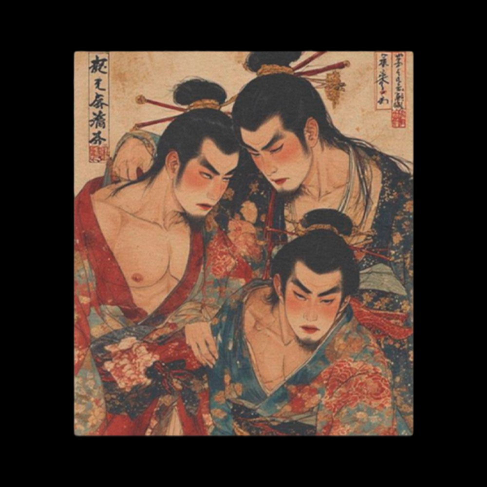 Samurai Brothers Japanese Washed T-Shirt