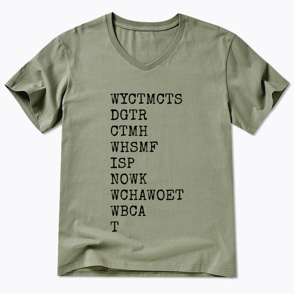 Will You Come To My Cottage This Summer V-Neck Classic T-Shirt