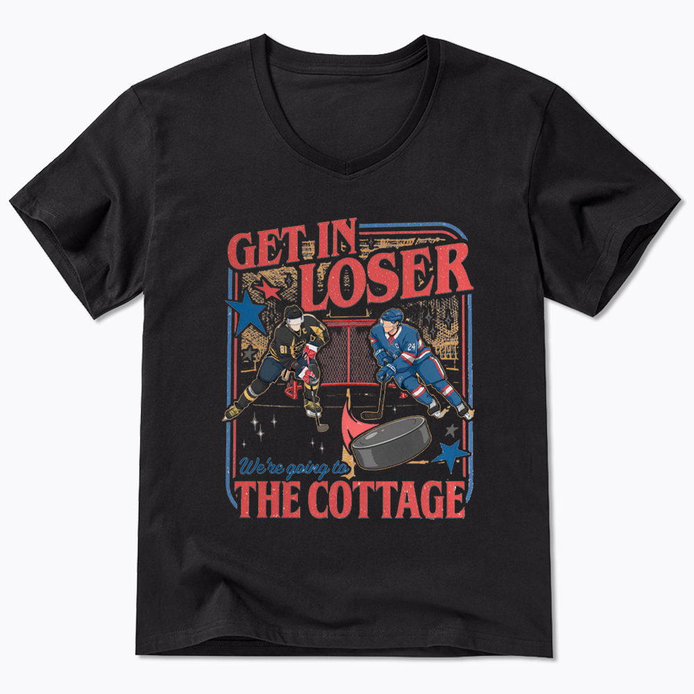 Get In Loser V-Neck Classic T-Shirt