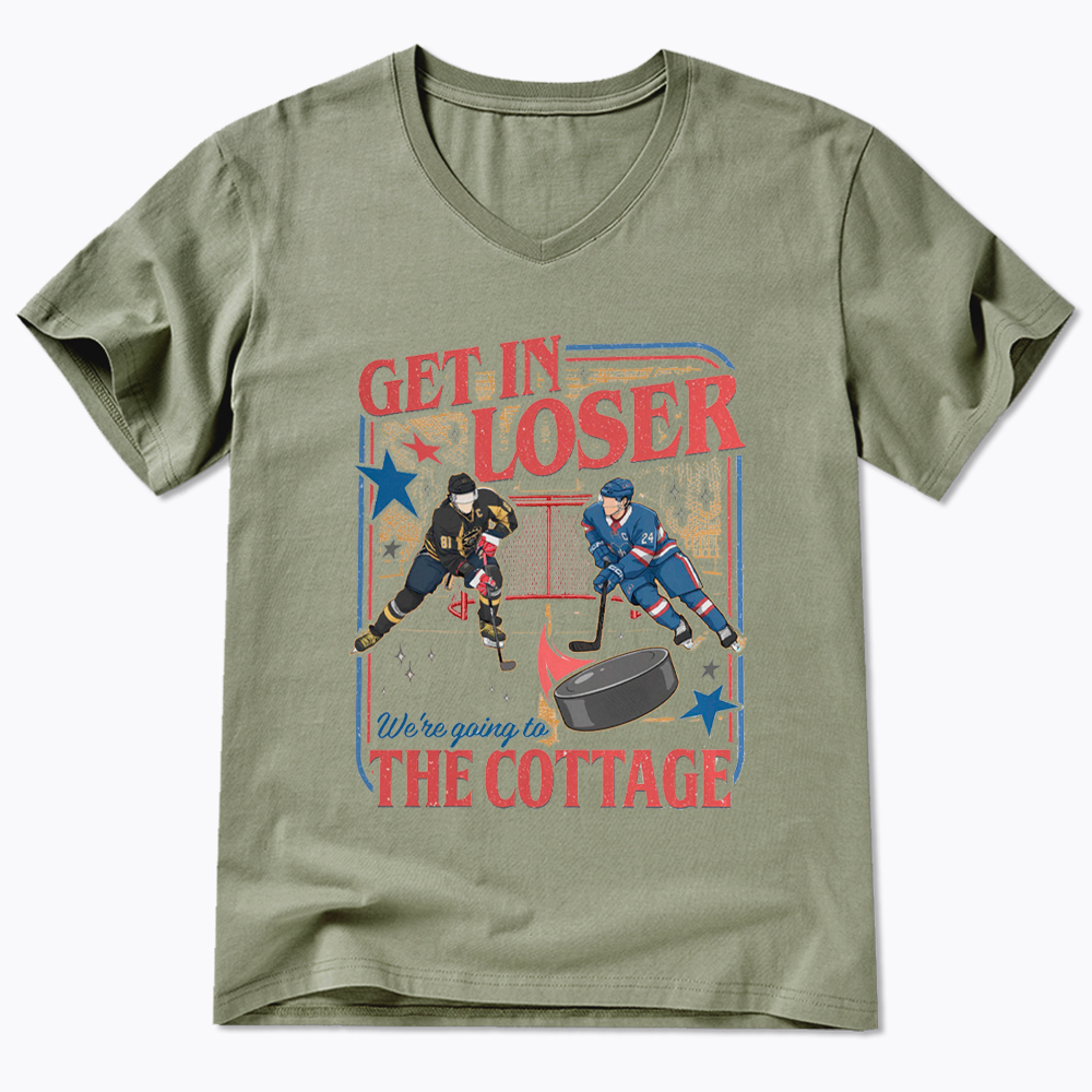 Get In Loser V-Neck Classic T-Shirt