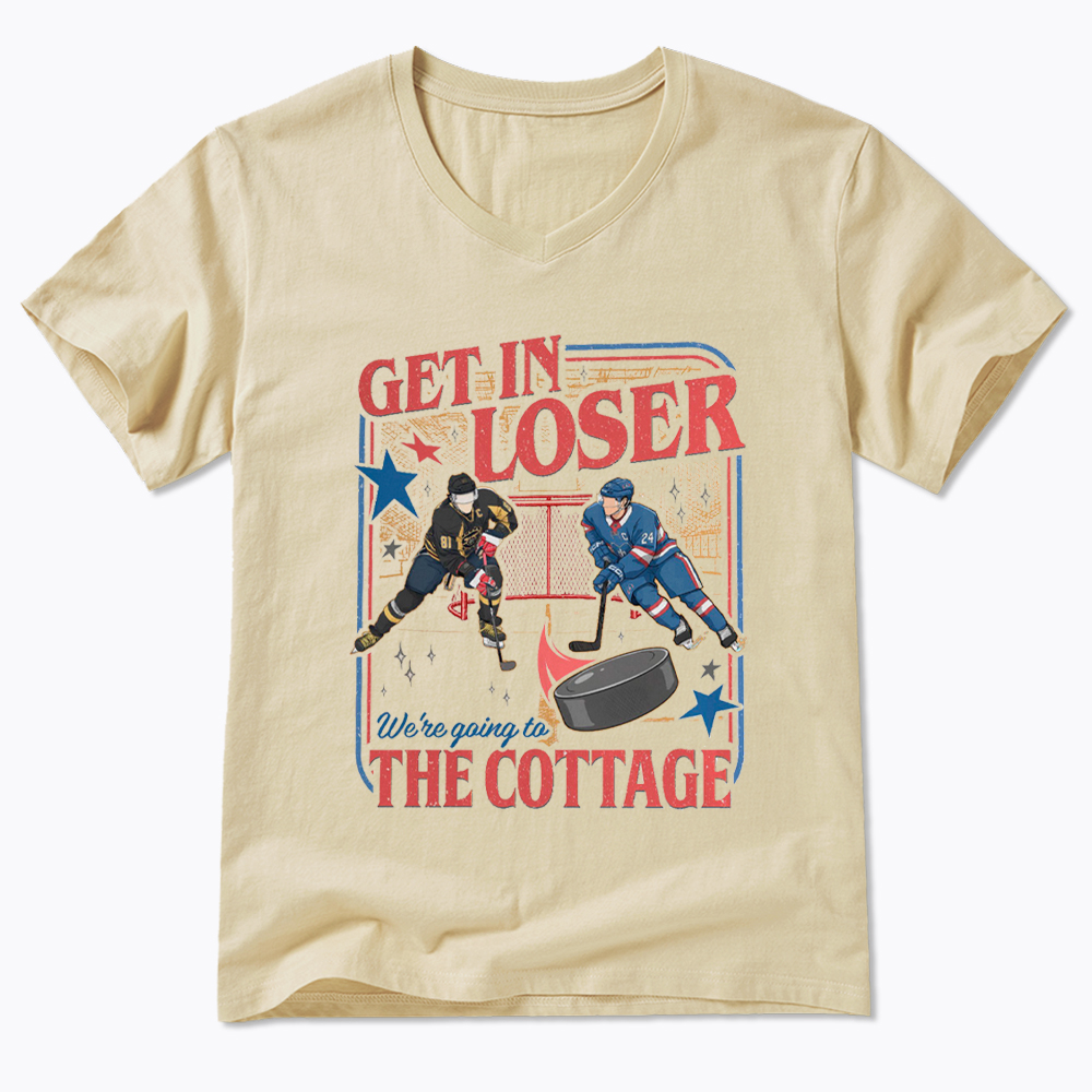 Get In Loser V-Neck Classic T-Shirt