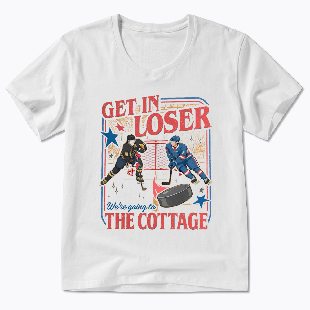 Get In Loser V-Neck Classic T-Shirt