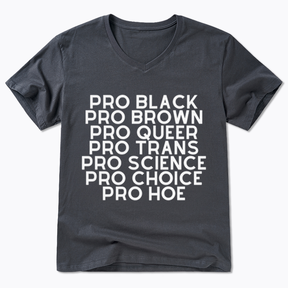 Pro Black Pro Hoe V-Neck Classic T-Shirt