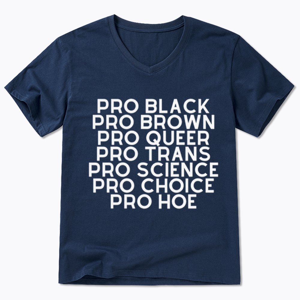 Pro Black Pro Hoe V-Neck Classic T-Shirt