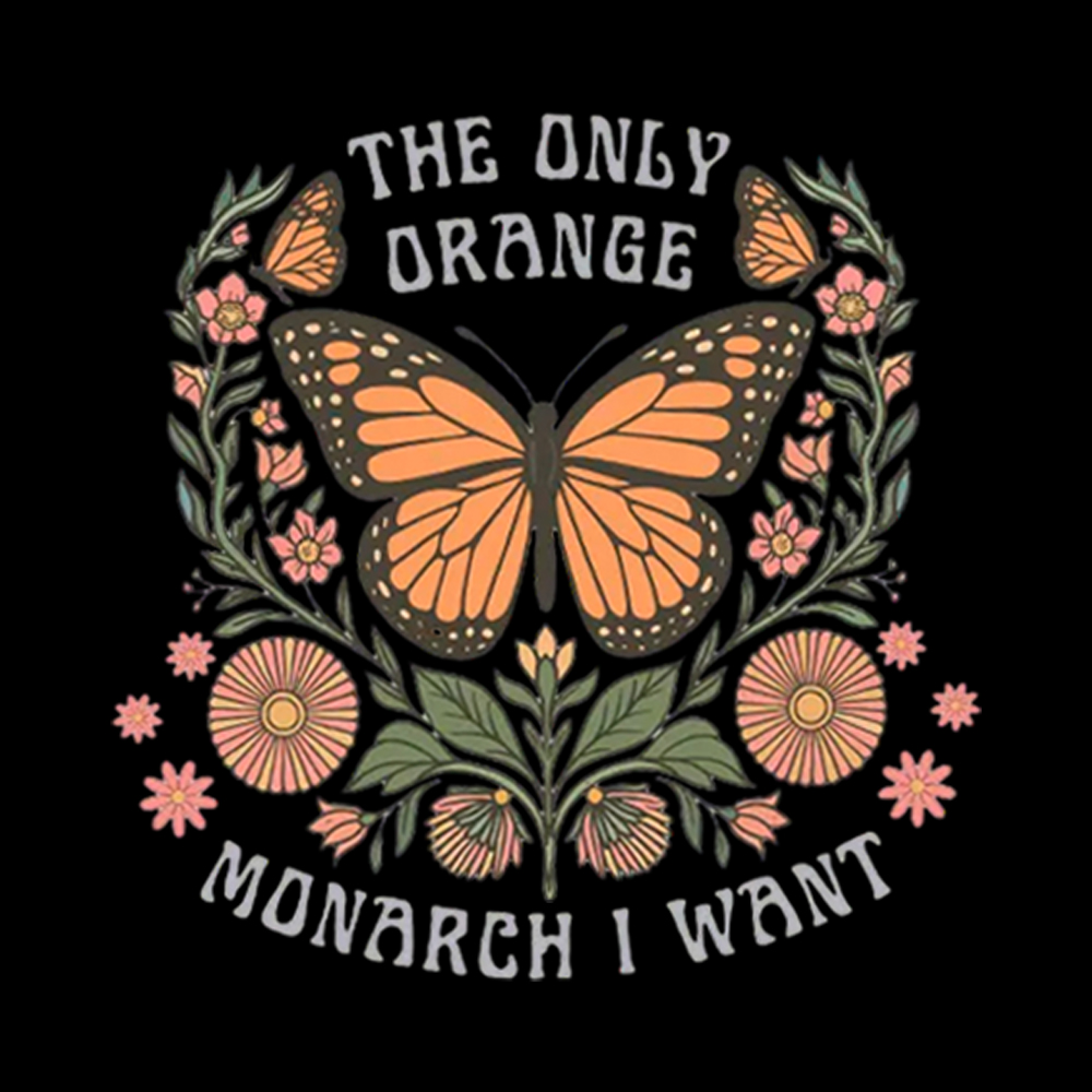 The Only Orange Monarch I Want V-Neck Classic T-Shirt