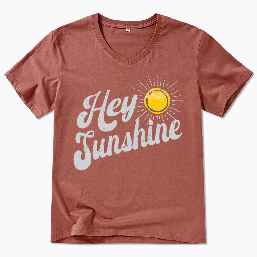 Be Kind Hey Sunshine V-Neck Classic T-Shirt