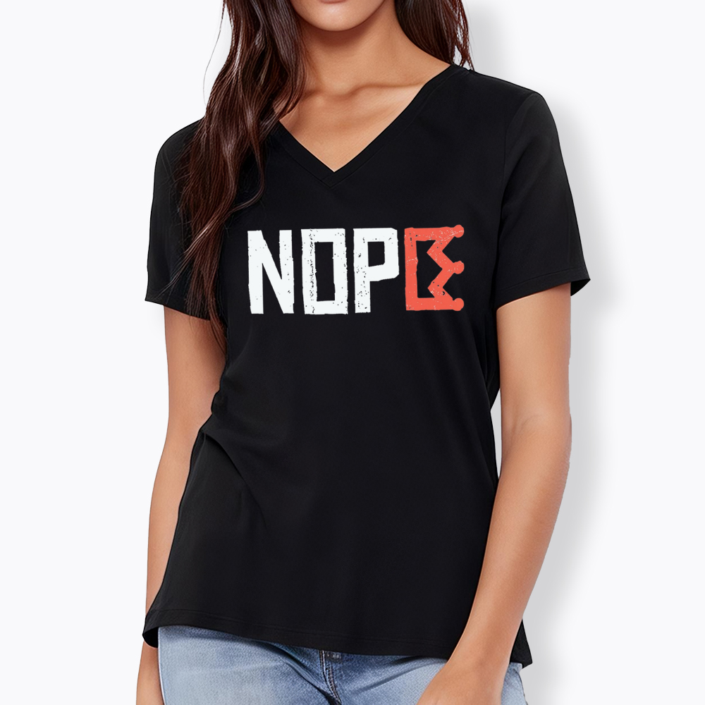 Nope Kings Justice V-Neck Classic T-Shirt