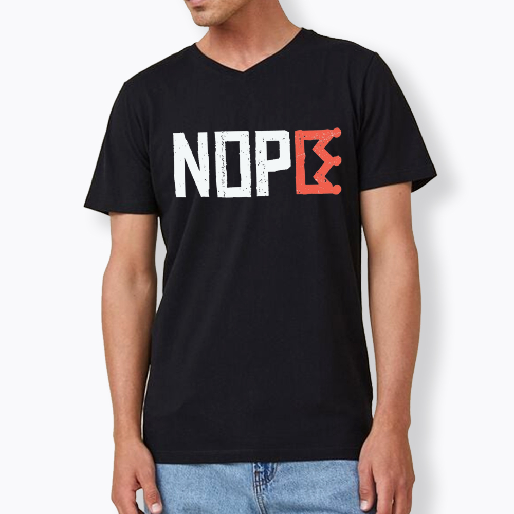 Nope Kings Justice V-Neck Classic T-Shirt
