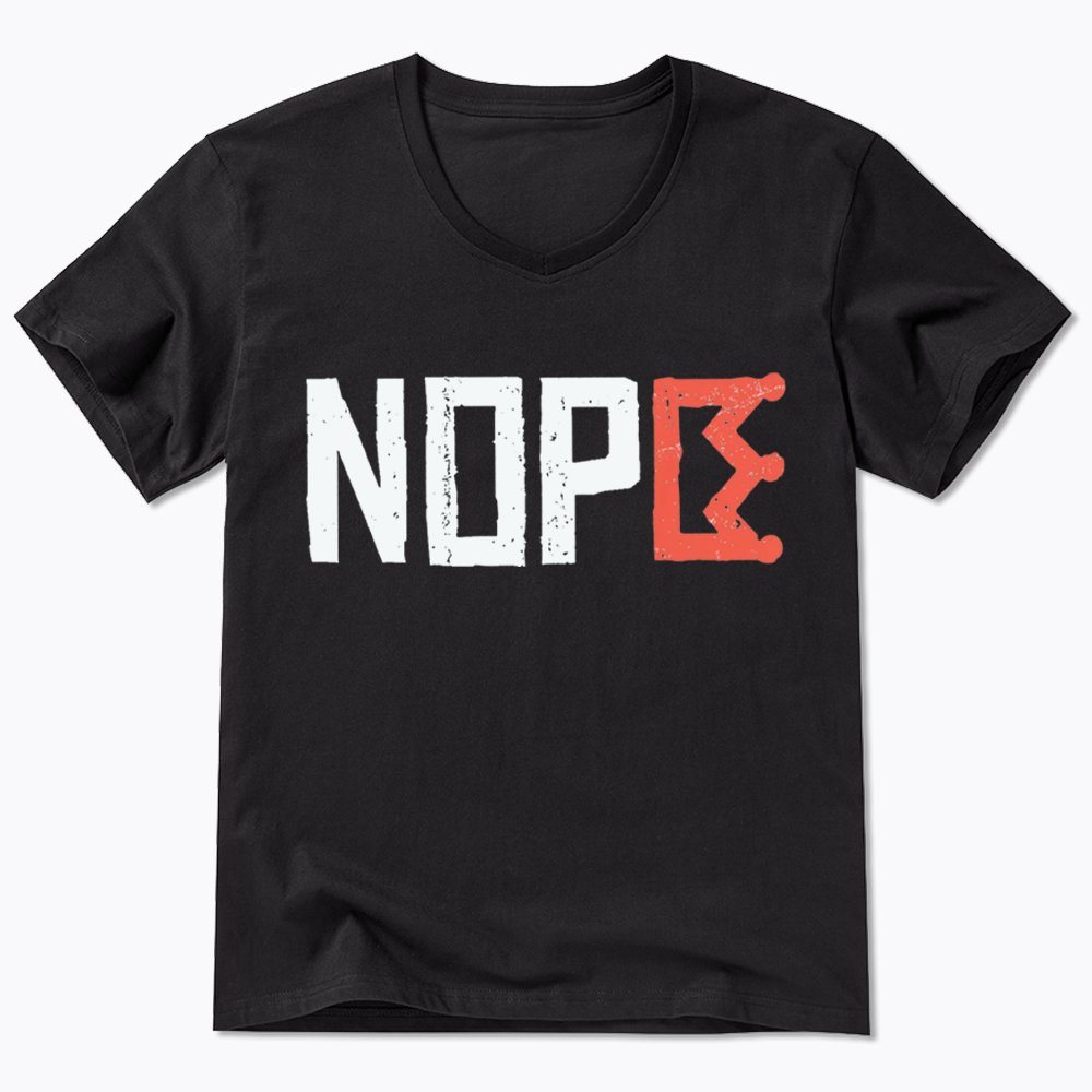 Nope Kings Justice V-Neck Classic T-Shirt