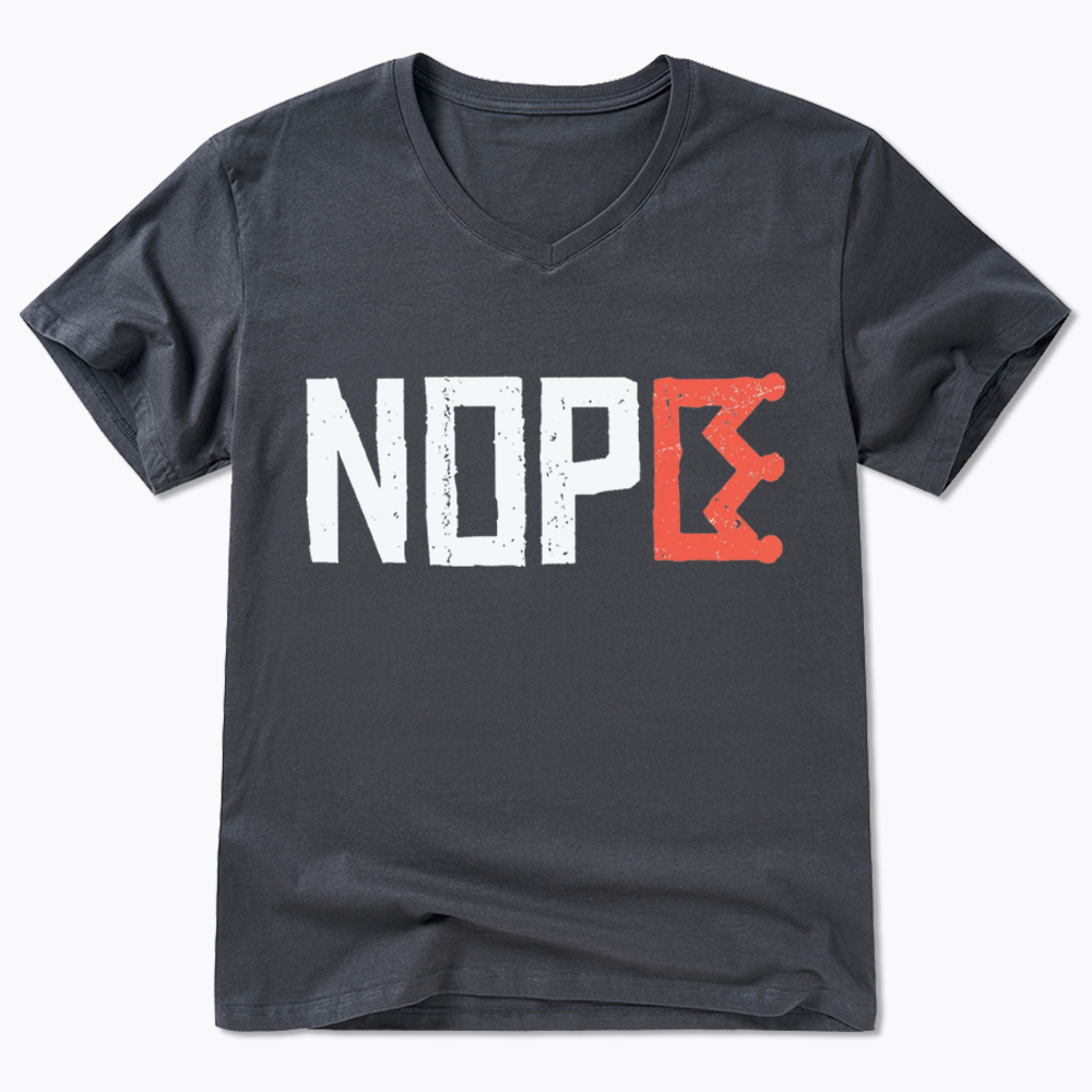 Nope Kings Justice V-Neck Classic T-Shirt