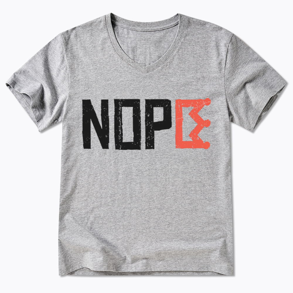 Nope Kings Justice V-Neck Classic T-Shirt