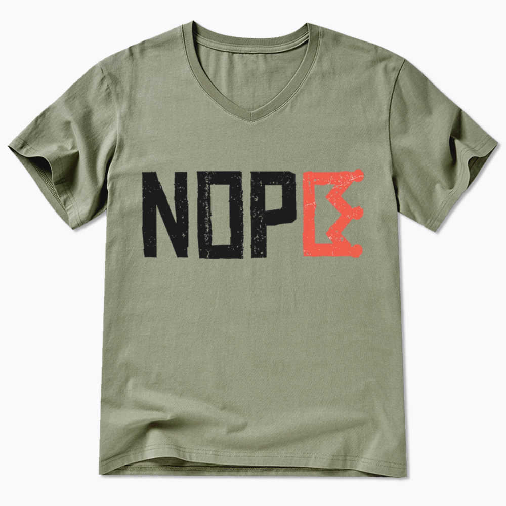 Nope Kings Justice V-Neck Classic T-Shirt