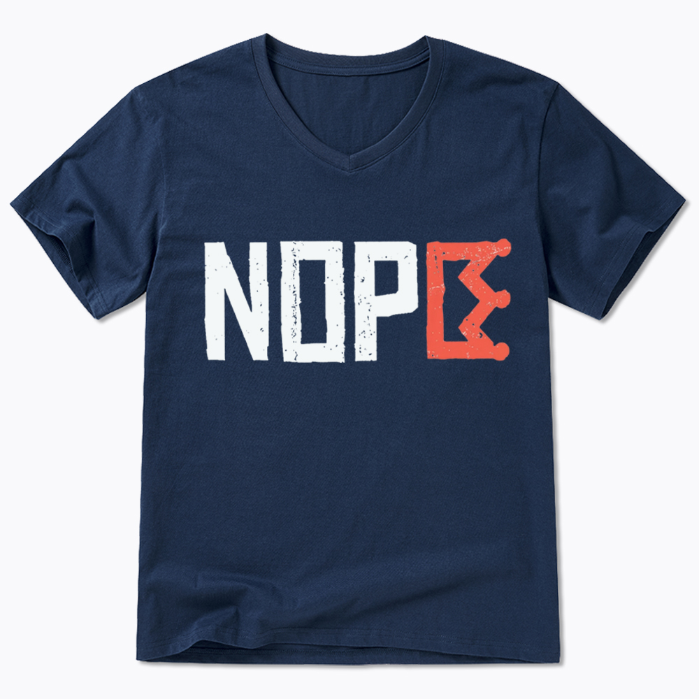 Nope Kings Justice V-Neck Classic T-Shirt
