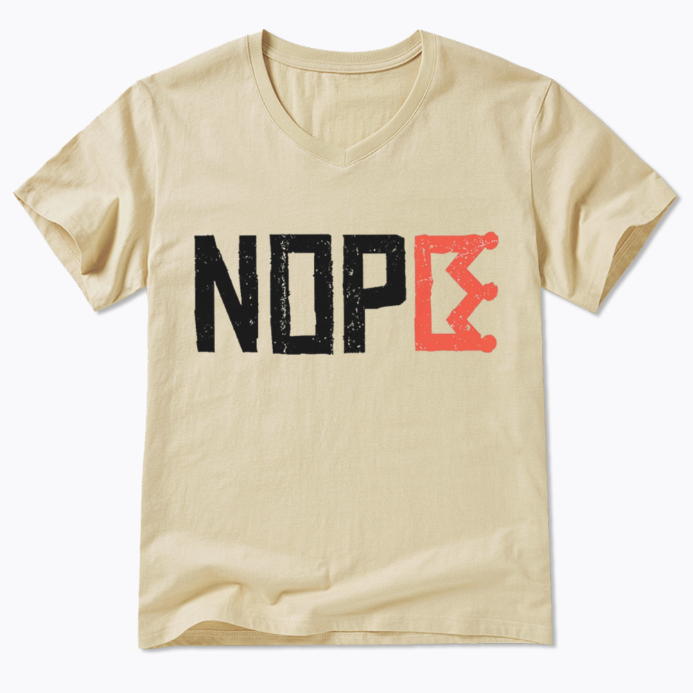 Nope Kings Justice V-Neck Classic T-Shirt