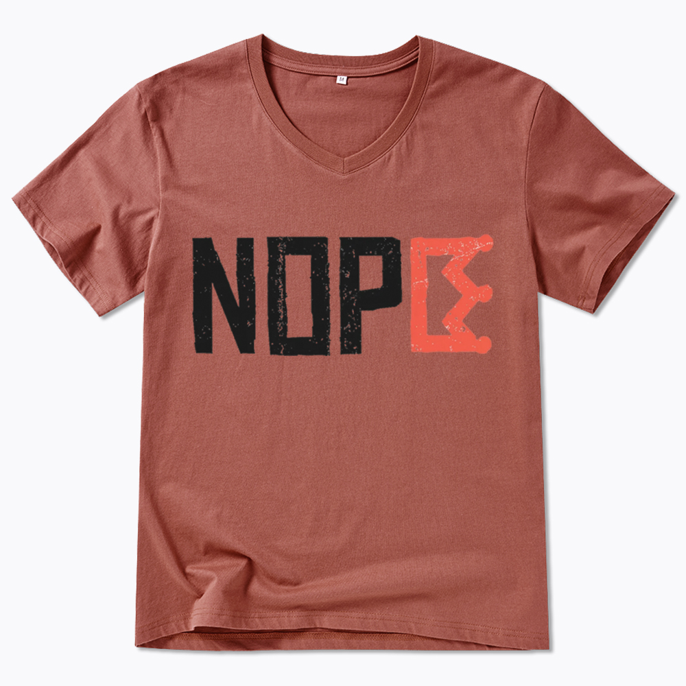 Nope Kings Justice V-Neck Classic T-Shirt