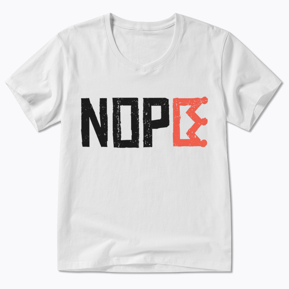 Nope Kings Justice V-Neck Classic T-Shirt