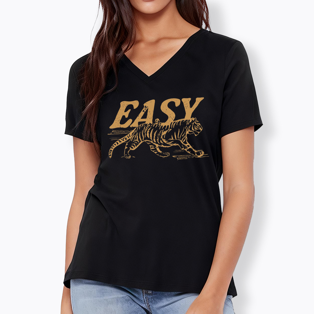Easy Tiger V-Neck Classic T-Shirt