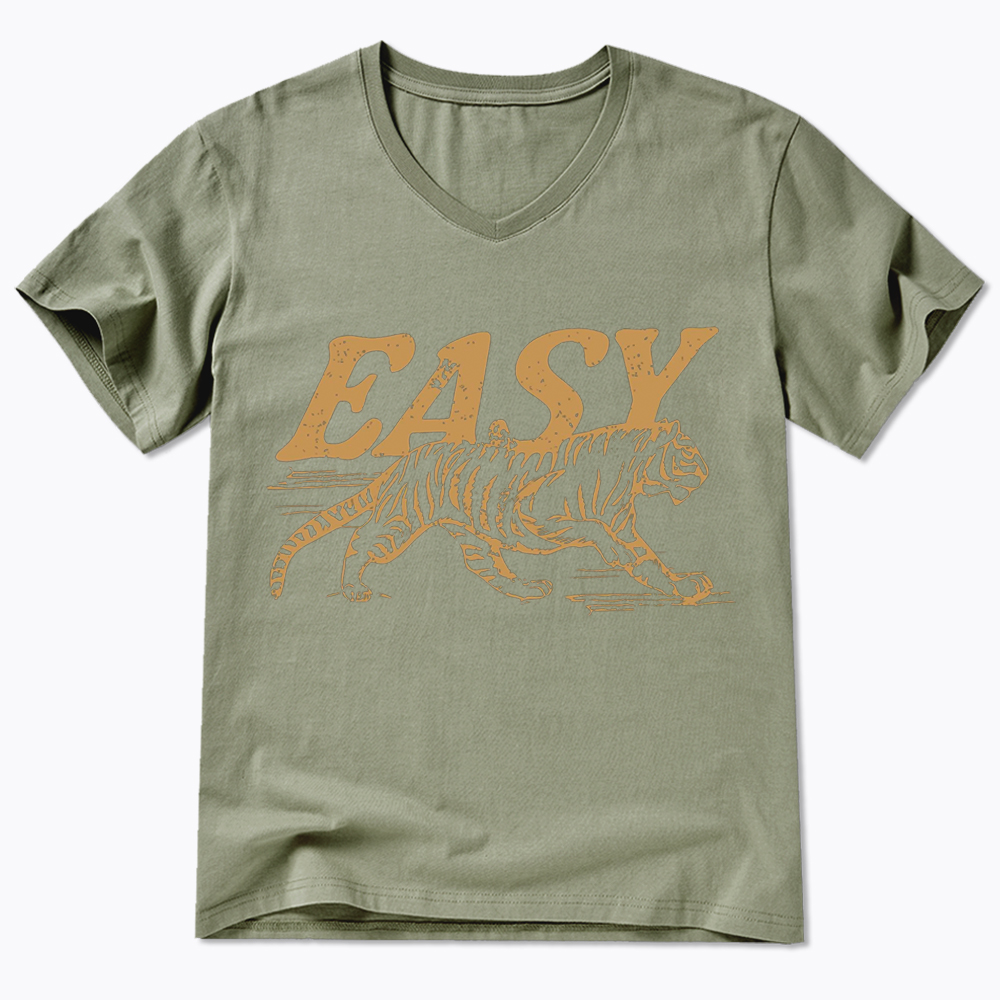 Easy Tiger V-Neck Classic T-Shirt