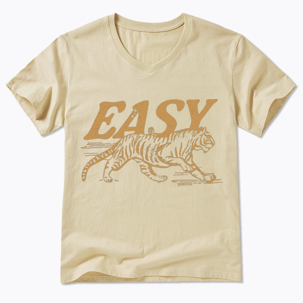 Easy Tiger V-Neck Classic T-Shirt