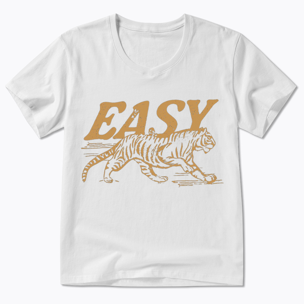 Easy Tiger V-Neck Classic T-Shirt